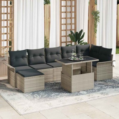 Garden sofa set with...