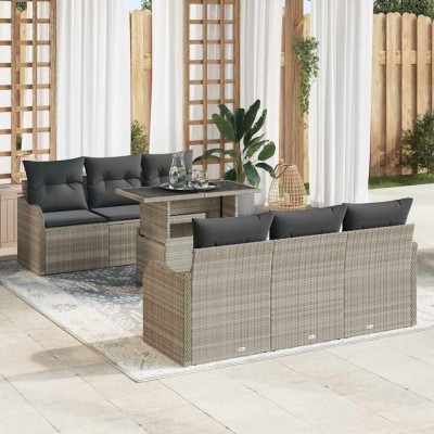 Garden sofa set with pillow...