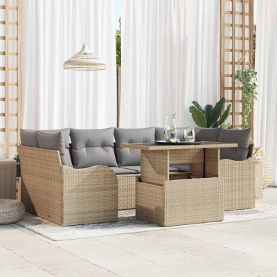 Garden sofa set with pillow...
