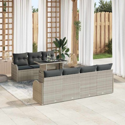 Garden sofa set with...