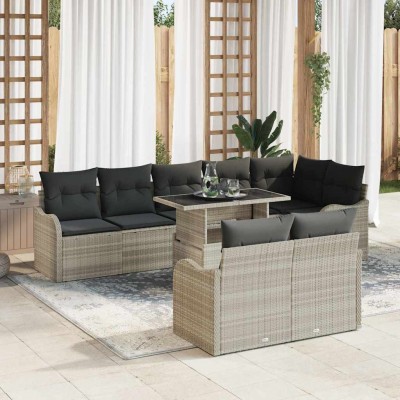 Outdoor lounge set 9 pcs...