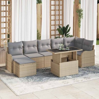 Garden sofa set with...