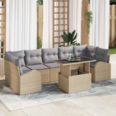 Garden sofa set with...