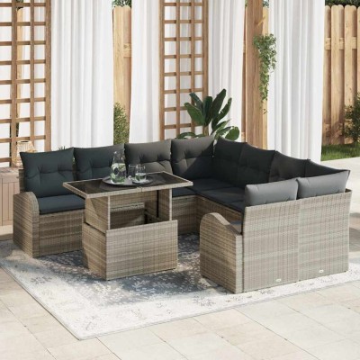 Garden sofa set with...
