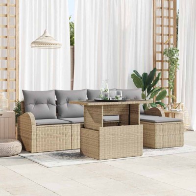 Garden sofa set with pillow...
