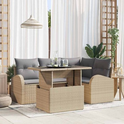 Garden sofa set with pillow...
