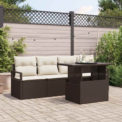 Garden sofa set with...
