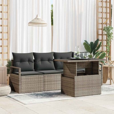 Garden sofa set with...