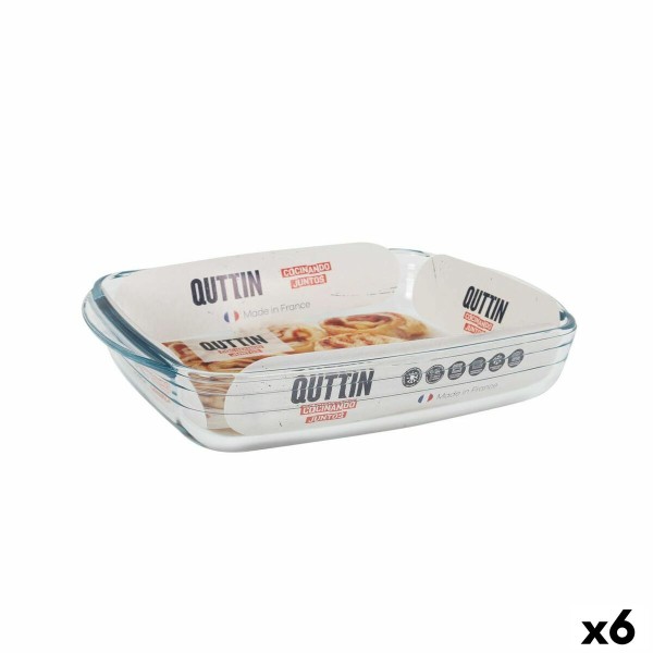 Ahjuvorm Quttin   Klaas Ristkülikukujuline 1,9 L 28 x 19,9 x 5 cm (6 Ühikut)