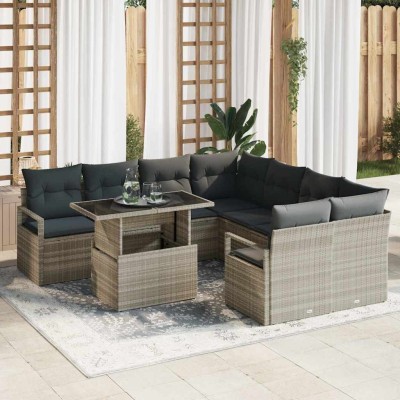 Garden sofa set with pillow...