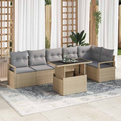 Garden sofa set with pillow...