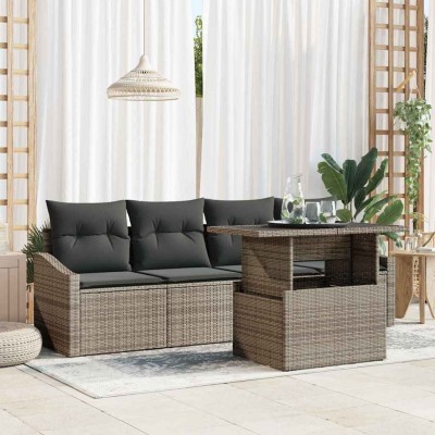 Garden sofa set with pillow...