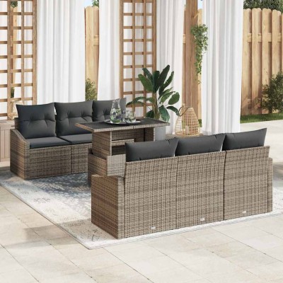 Garden sofa set with...