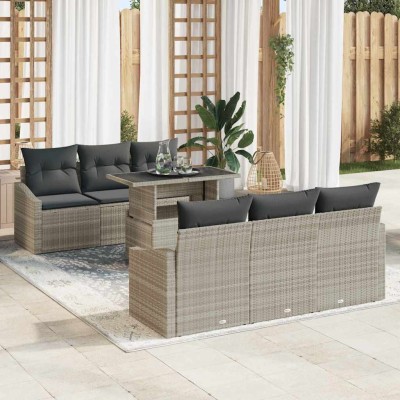 Garden sofa set with pillow...