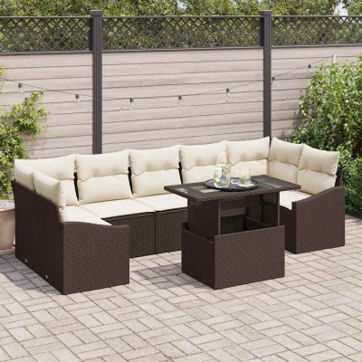 Garden sofa set with...