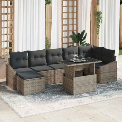 Garden sofa set with pillow...