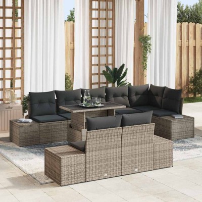 Garden sofa set with pillow...