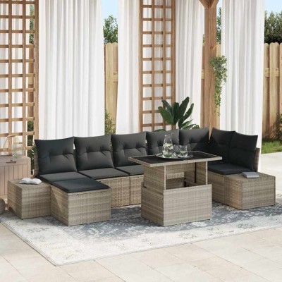 Garden sofa set with pillow...