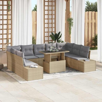 Garden Sofa Set 10 pcs...