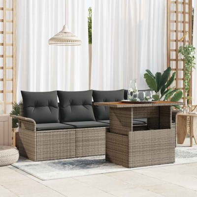 Garden sofa set with pillow...