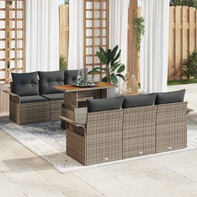 Garden sofa set with pillow...