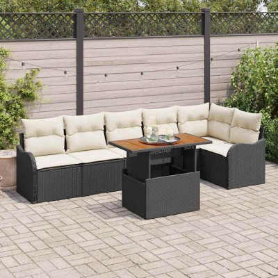Garden sofa set with pillow...