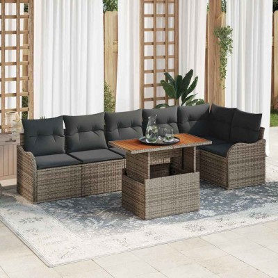 Garden sofa set with pillow...