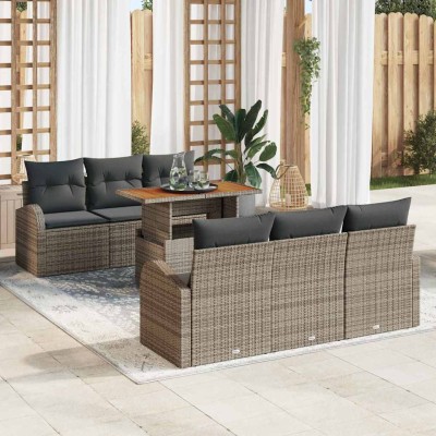 Garden sofa set with pillow...