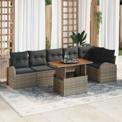 Garden sofa set with pillow...