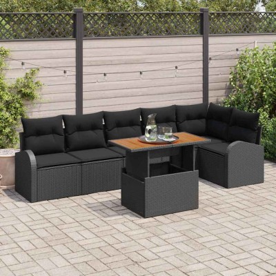 Garden sofa set with pillow...