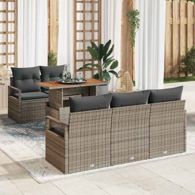 Garden sofa set with pillow...