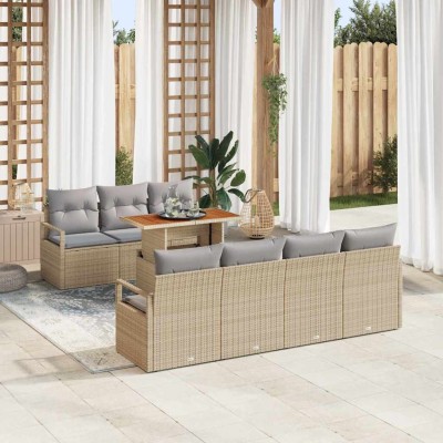 Garden sofa set with pillow...