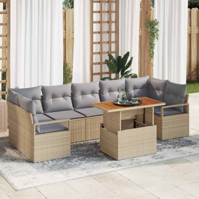 Garden sofa set with pillow...
