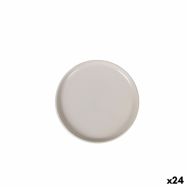 Uzkodu paplāte La Mediterránea Ivory Apaļa Ø 15,4 x 2,1 cm (24 gb.)