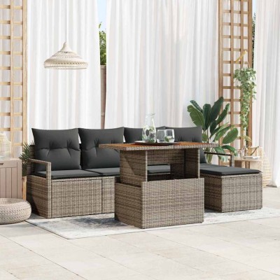 Garden dining set with...