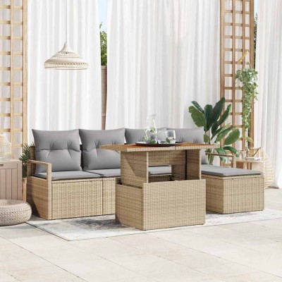 Garden dining set with...
