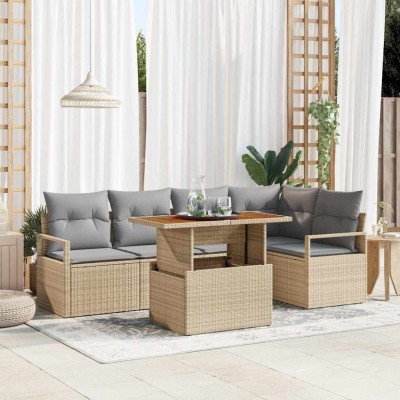 Garden dining set with...