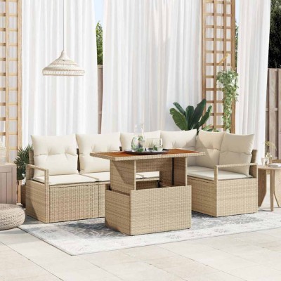 Garden dining set with...