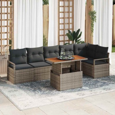 Garden dining set with...