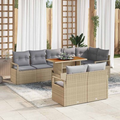 Garden sofa set with pillow...