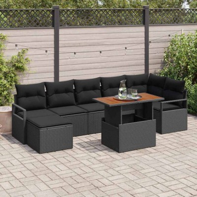 Garden dining set with...