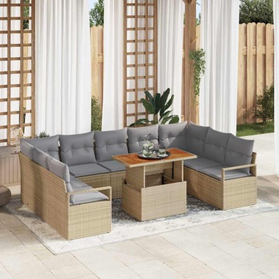Garden sofa set with pillow...