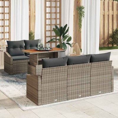 Garden dining set with...