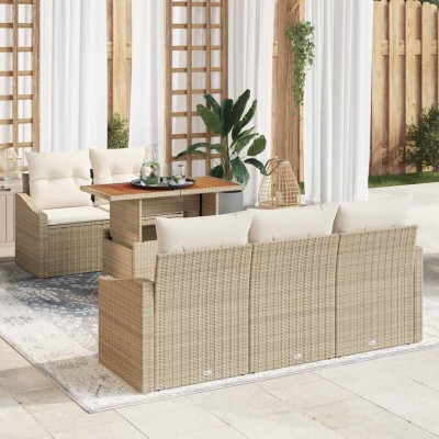 Garden dining set with...