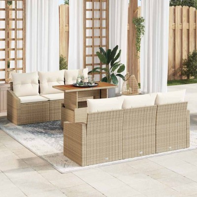 Garden sofa set with pillow...