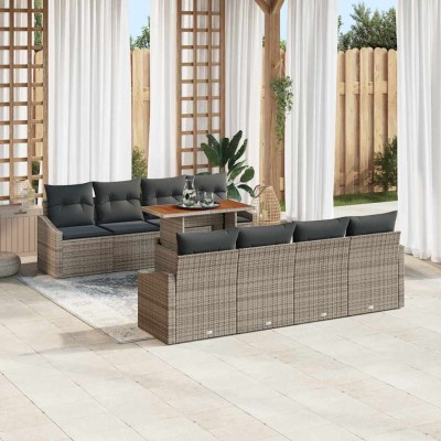 Garden dining set with...