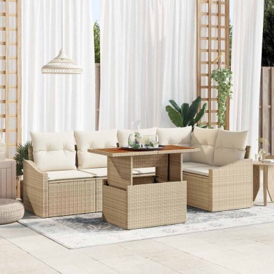 Garden dining set with...