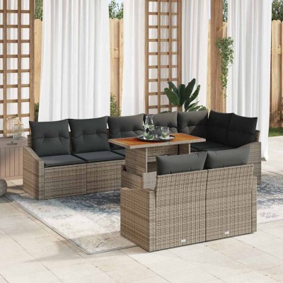 Garden sofa set with pillow...