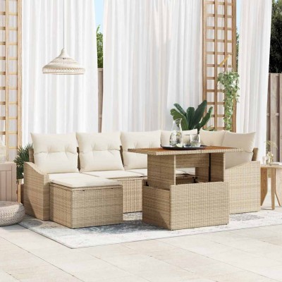 Garden dining set with...
