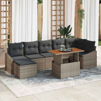 Garden dining set with...